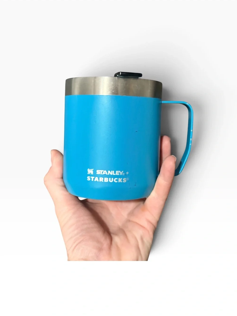 Stanley x Starbucks 12 oz Blue Insulated Stainless Steel Travel Mug Cup 2022